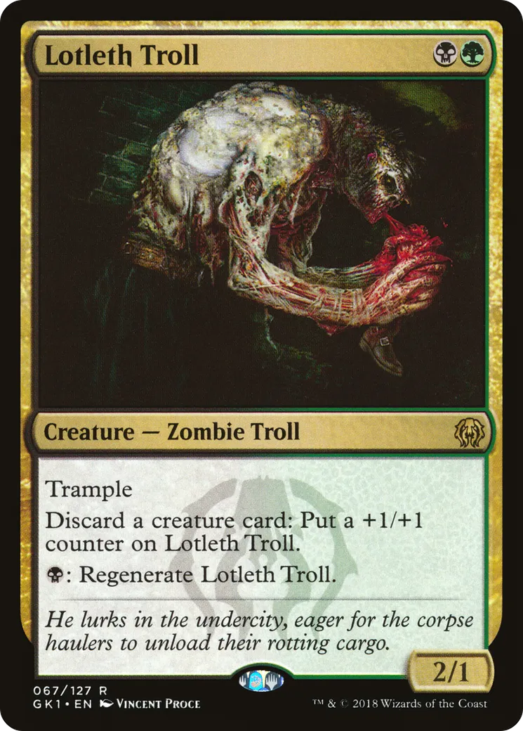 Lotleth Troll — GRN Guild Kit — Magic: The Gathering