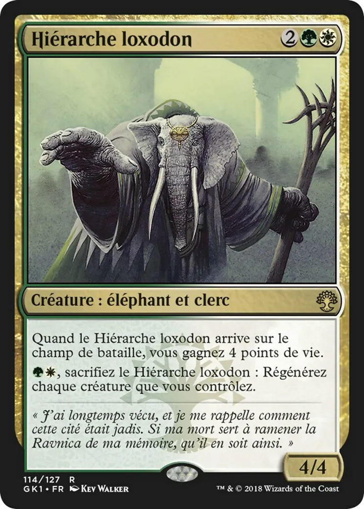 Hiérarche loxodon — GRN Guild Kit — Magic: The Gathering
