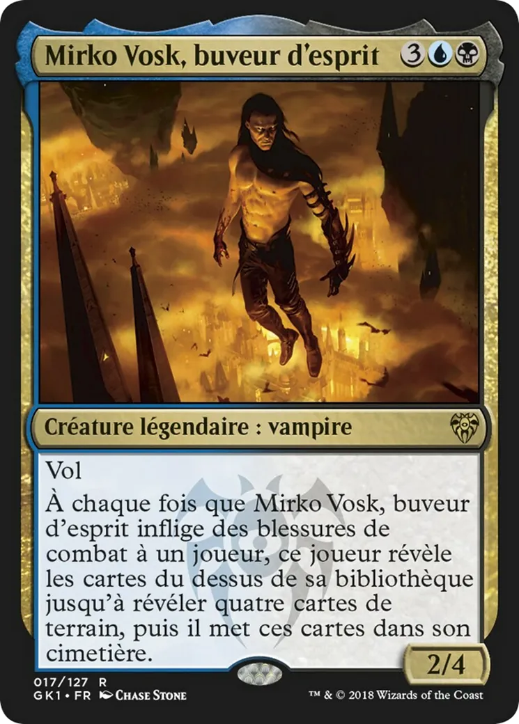 Mirko Vosk, buveur d'esprit — GRN Guild Kit — Magic: The Gathering