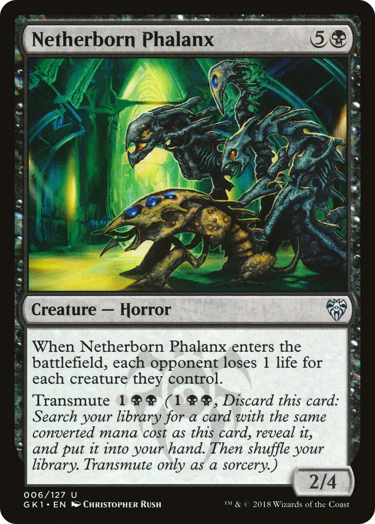 Netherborn Phalanx — GRN Guild Kit — Magic: The Gathering