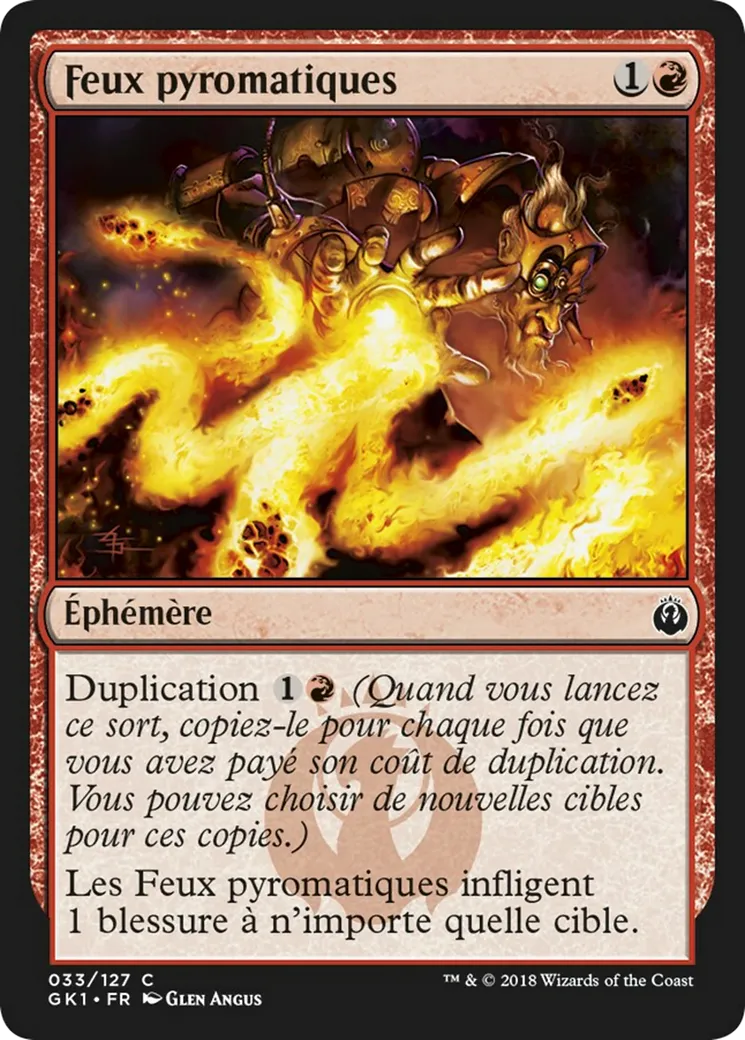 Feux pyromatiques — GRN Guild Kit — Magic: The Gathering