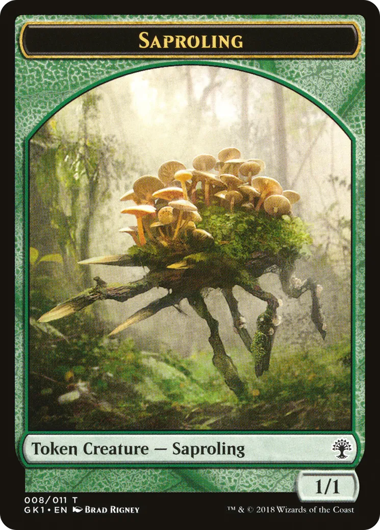 Saproling // Elf Knight — GRN Guild Kit — Magic: The Gathering