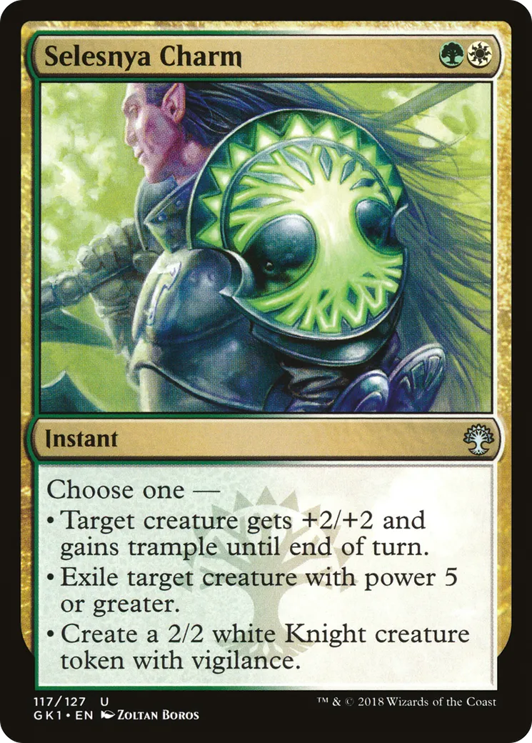 Selesnya Charm — GRN Guild Kit — Magic: The Gathering