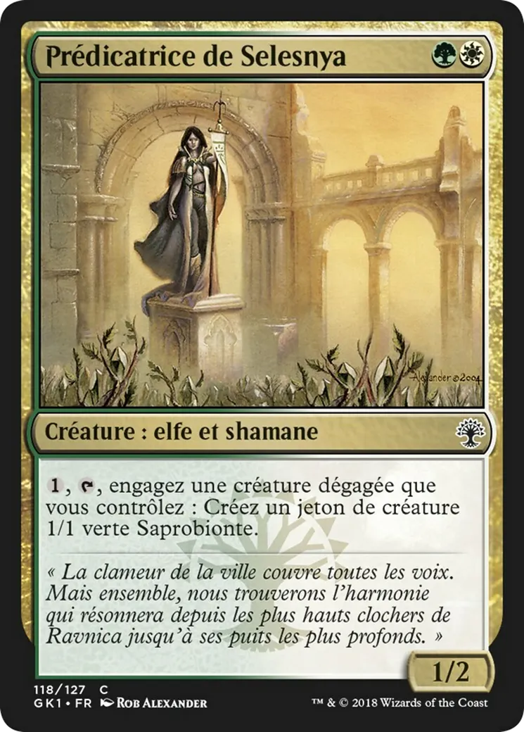 Prédicatrice de Selesnya — GRN Guild Kit — Magic: The Gathering