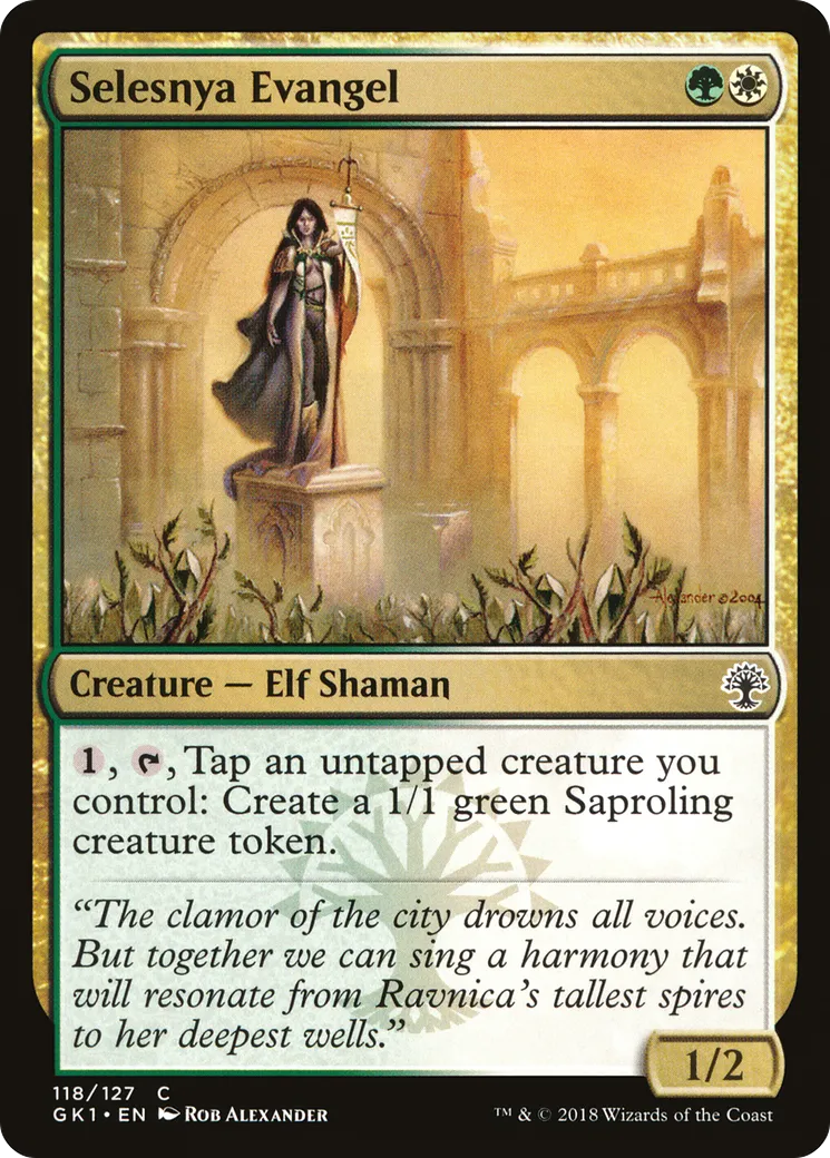 Selesnya Evangel — GRN Guild Kit — Magic: The Gathering