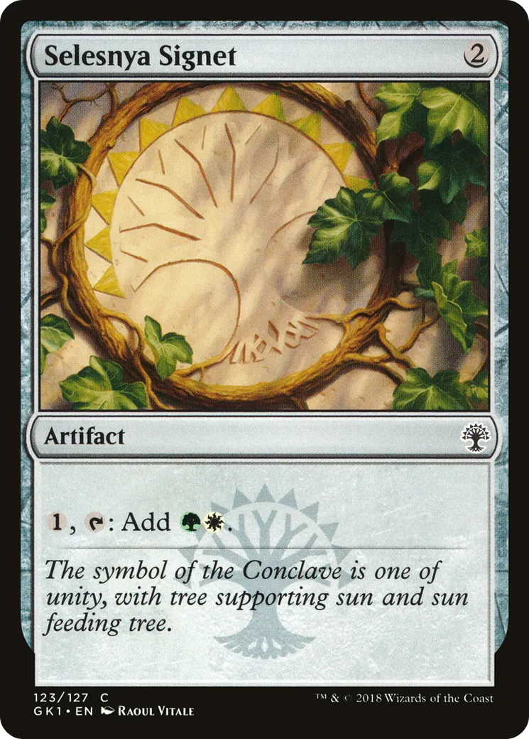 Selesnya Signet — GRN Guild Kit — Magic: The Gathering