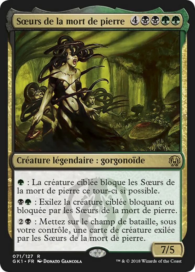 Sœurs de la mort de pierre — GRN Guild Kit — Magic: The Gathering
