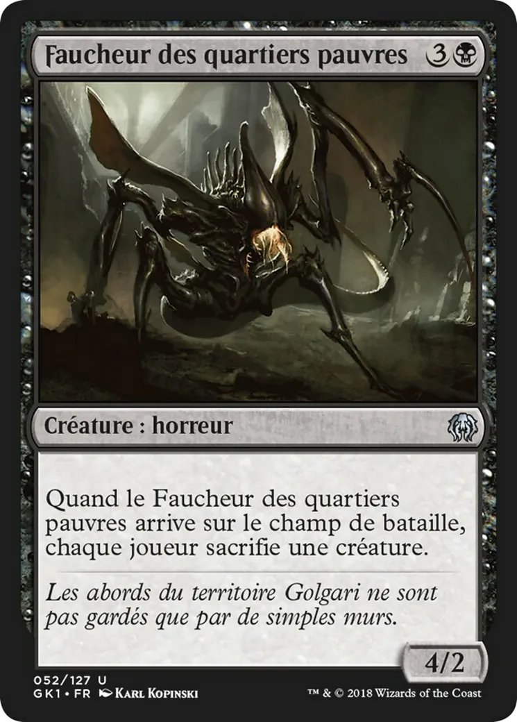 Faucheur des quartiers pauvres — GRN Guild Kit — Magic: The Gathering