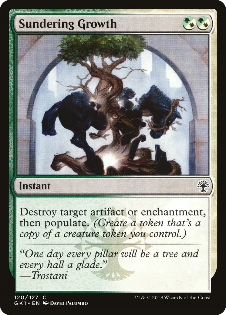 Sundering Growth — GRN Guild Kit — Magic: The Gathering
