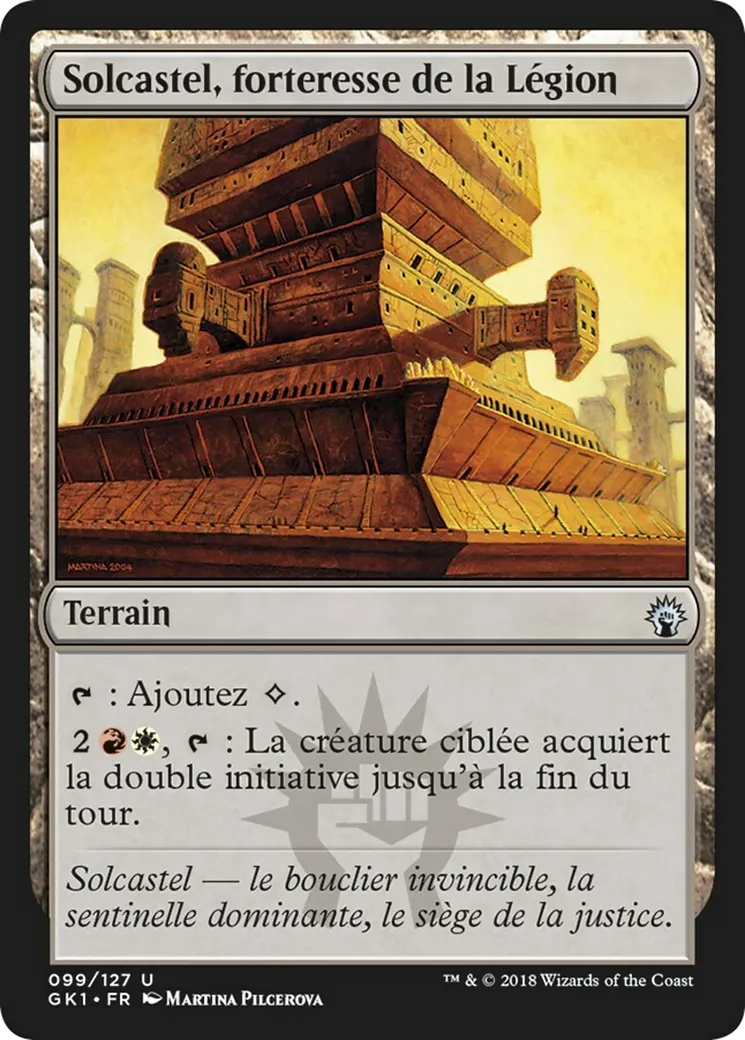 Solcastel, forteresse de la Légion — GRN Guild Kit — Magic: The Gathering