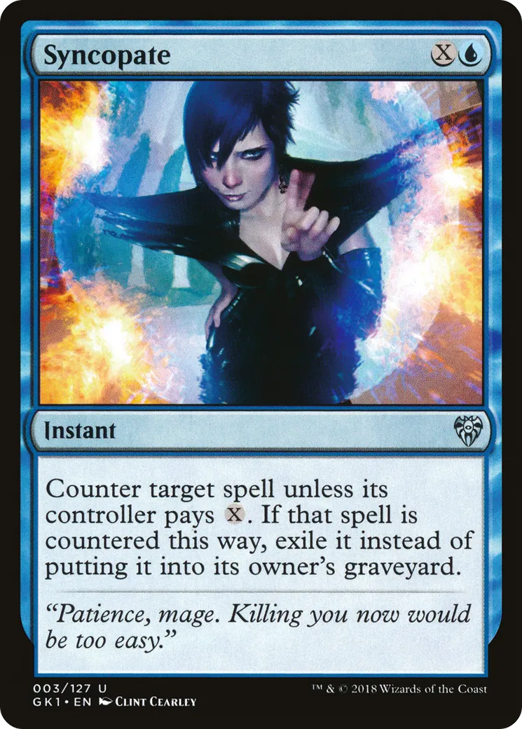 Syncopate from GRN Guild Kit - Magic: The Gathering