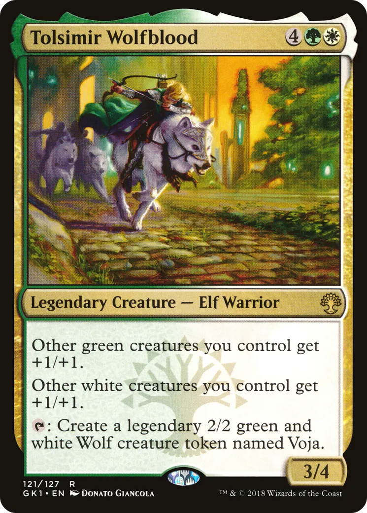 Tolsimir Wolfblood — GRN Guild Kit — Magic: The Gathering