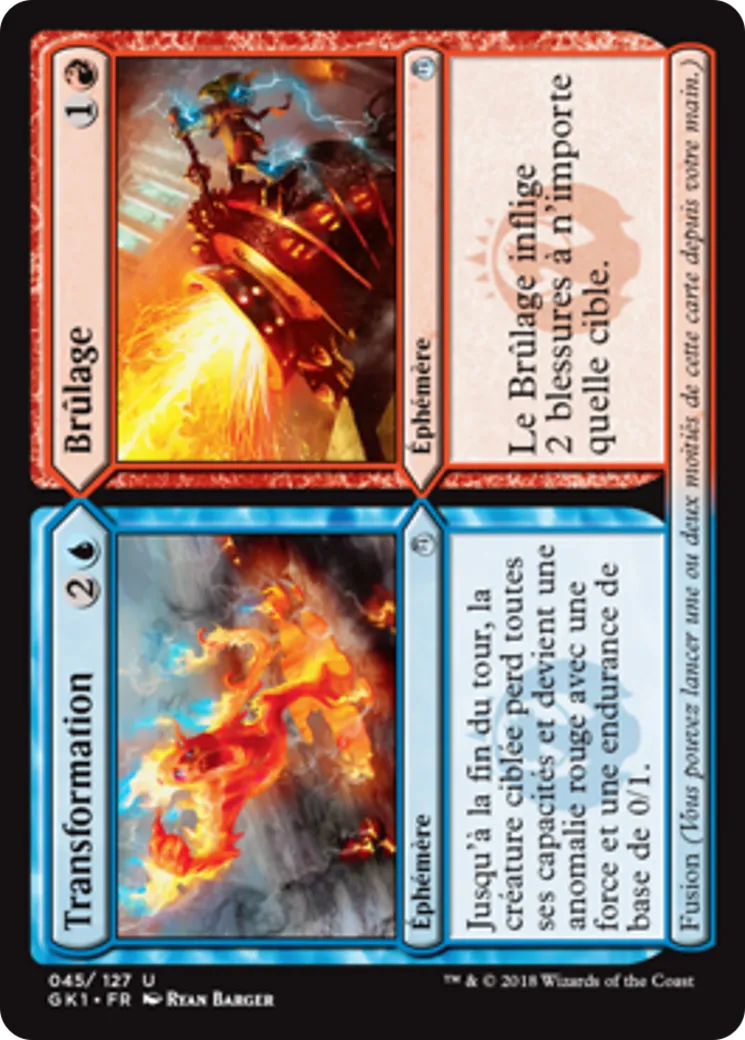Turn // Burn — GRN Guild Kit — Magic: The Gathering