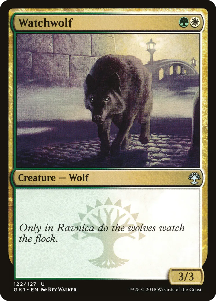 Watchwolf — GRN Guild Kit — Magic: The Gathering