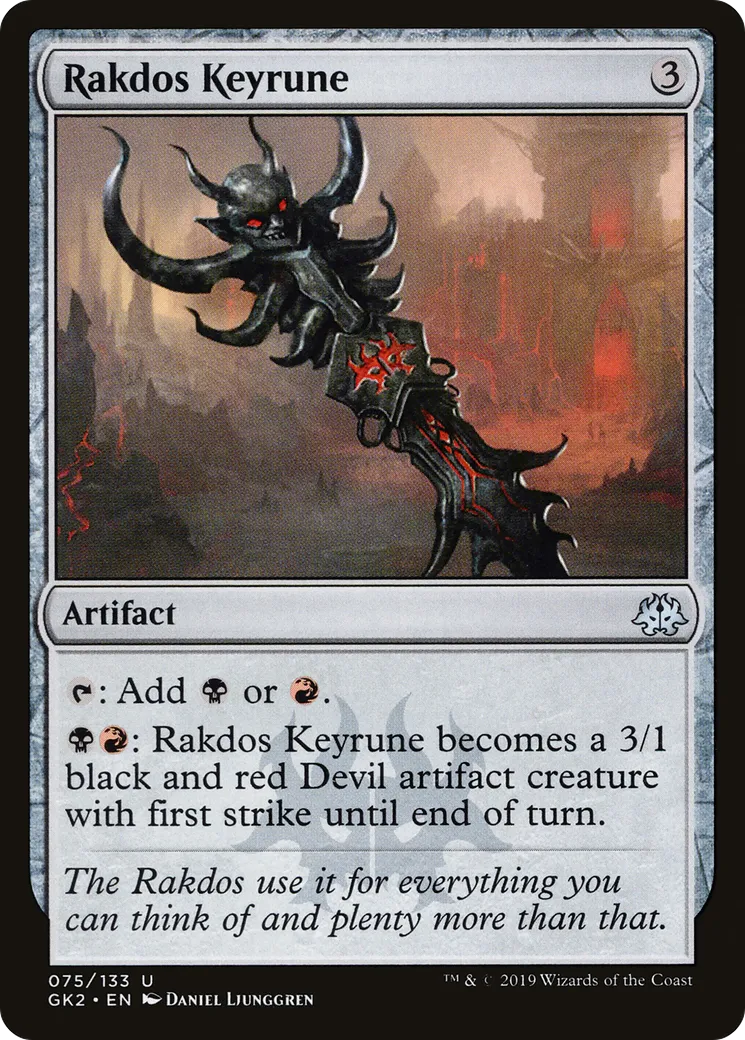 Runeclé de Rakdos — RNA Guild Kit — Magic: The Gathering