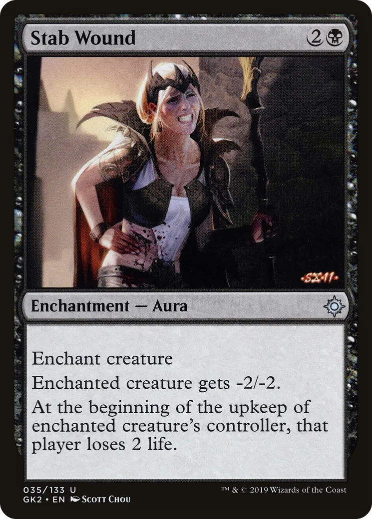 Blessure d'arme blanche — RNA Guild Kit — Magic: The Gathering