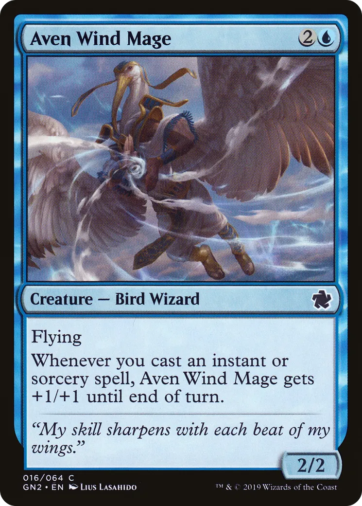 Aven Wind Mage — Game Night 2019 — Magic: The Gathering