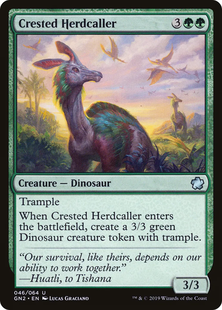 Crested Herdcaller — Game Night 2019 — Magic: The Gathering