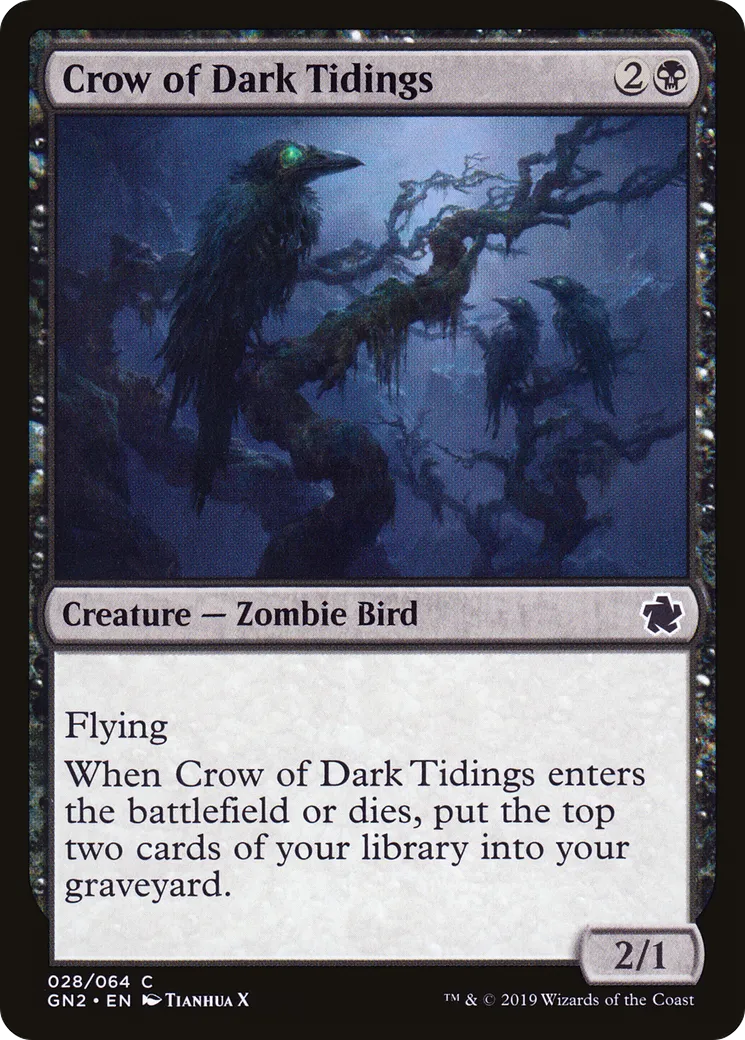 Crow of Dark Tidings — Game Night 2019 — Magic: The Gathering