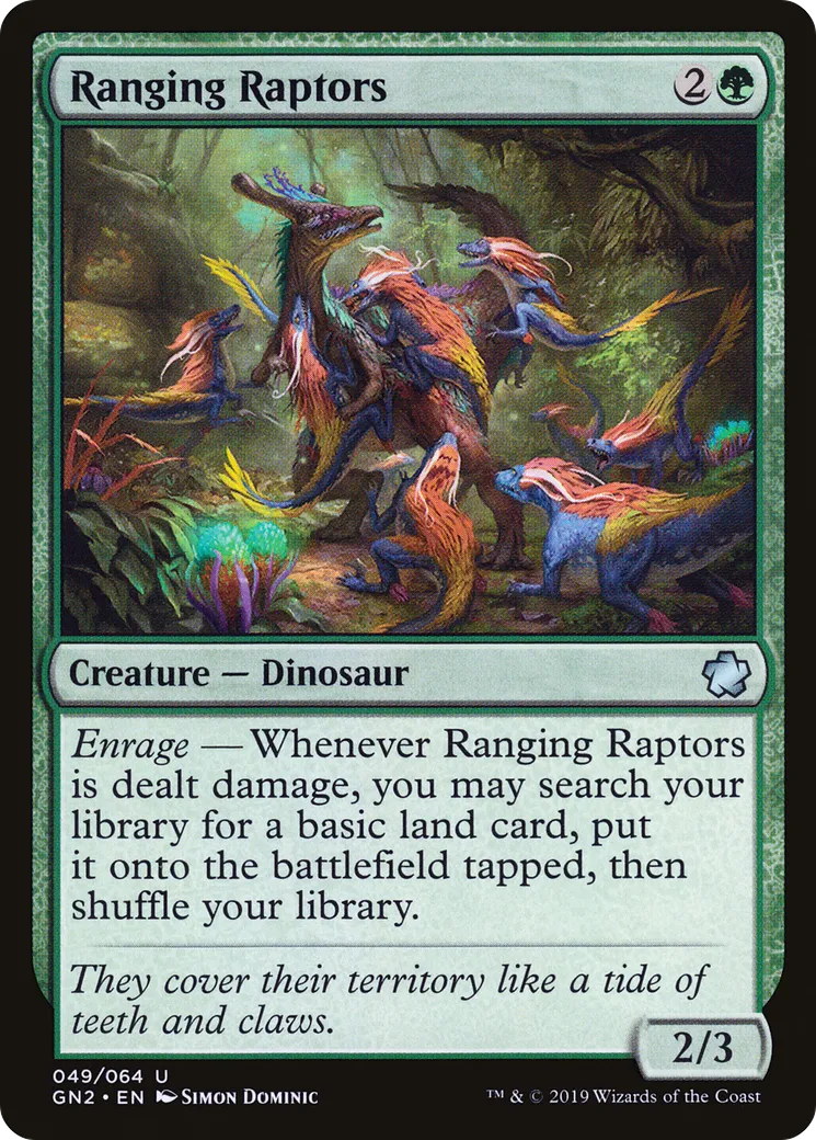 Ranging Raptors — Game Night 2019 — Magic: The Gathering