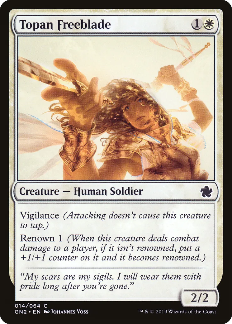 Topan Freeblade — Game Night 2019 — Magic: The Gathering