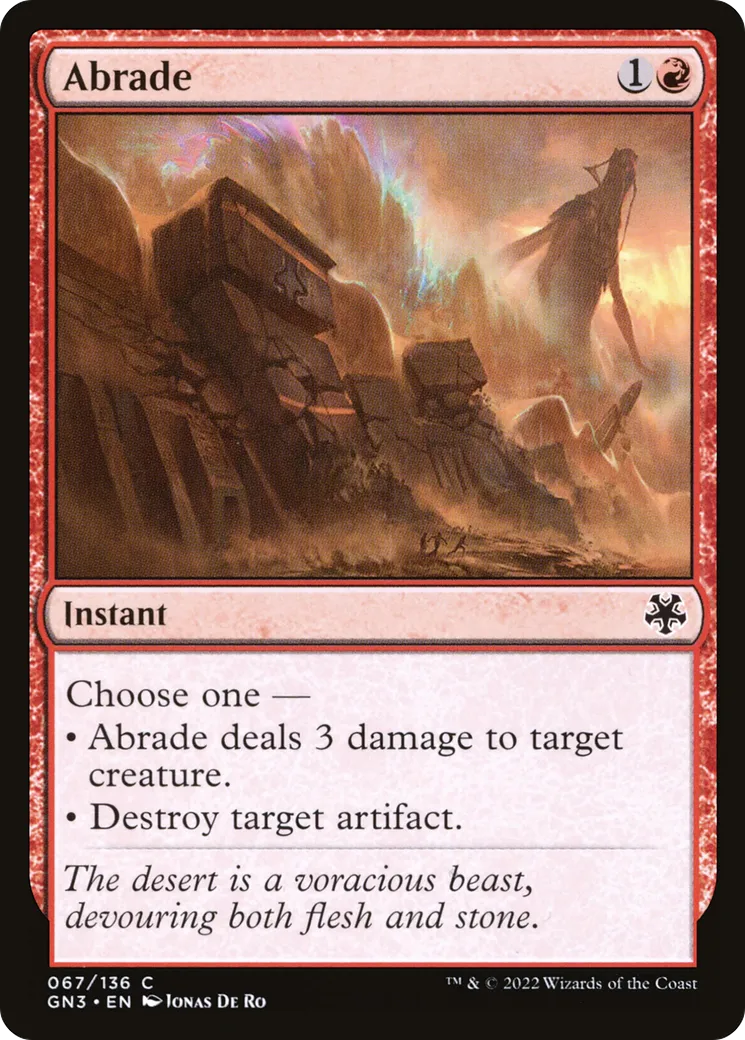 Abrade — Game Night: Free-for-All — Magic: The Gathering