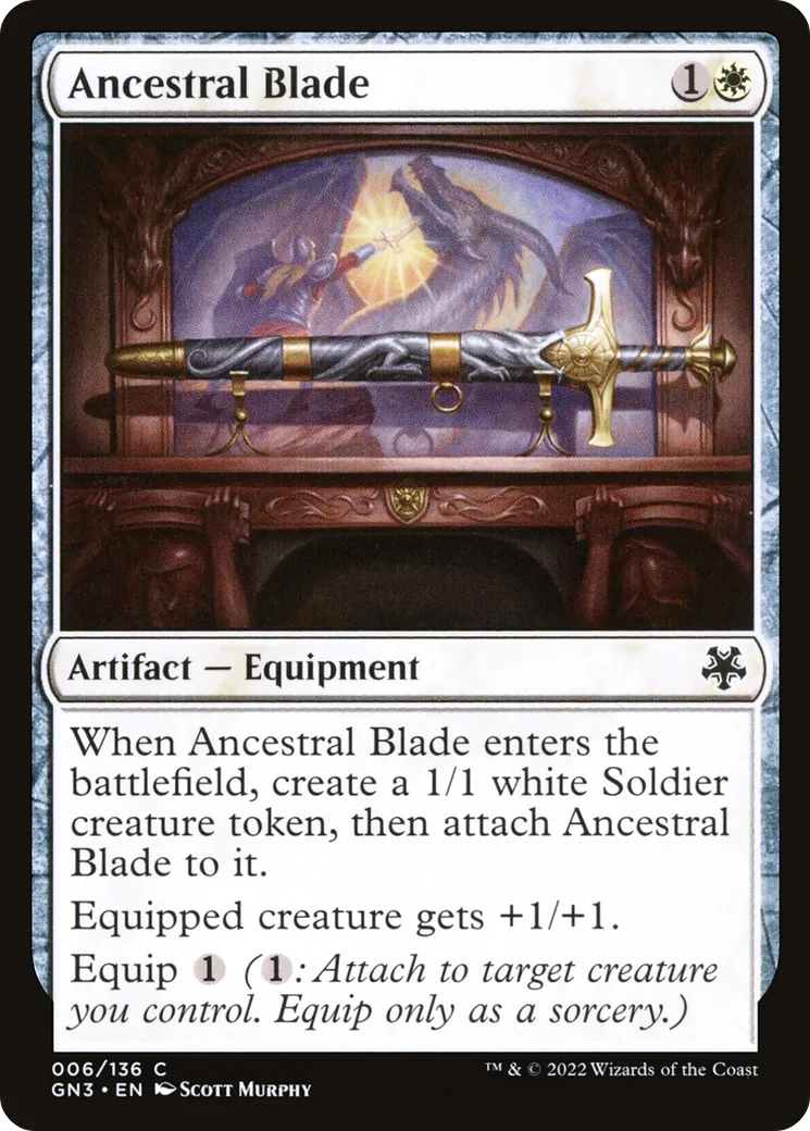 Ancestral Blade — Game Night: Free-for-All — Magic: The Gathering