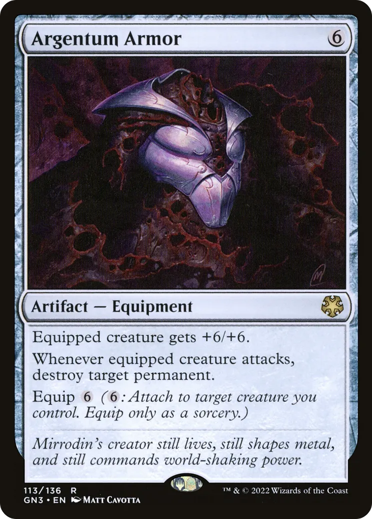 Argentum Armor — Game Night: Free-for-All — Magic: The Gathering