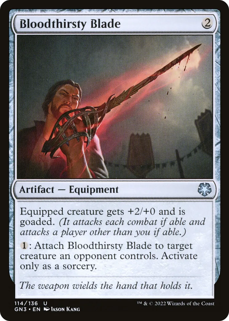 Bloodthirsty Blade — Game Night: Free-for-All — Magic: The Gathering