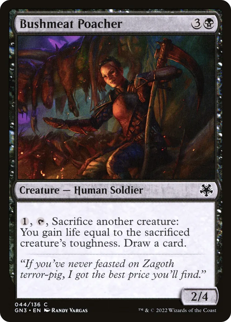 Bushmeat Poacher — Game Night: Free-for-All — Magic: The Gathering