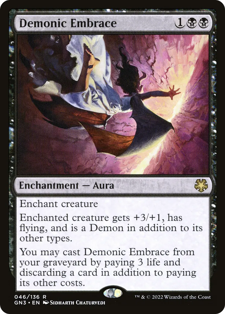 Demonic Embrace — Game Night: Free-for-All — Magic: The Gathering