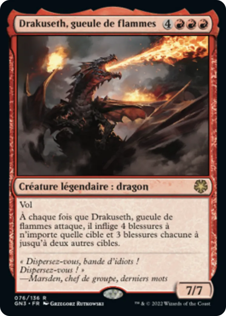 Drakuseth, gueule de flammes — Game Night: Free-for-All — Magic: The Gathering