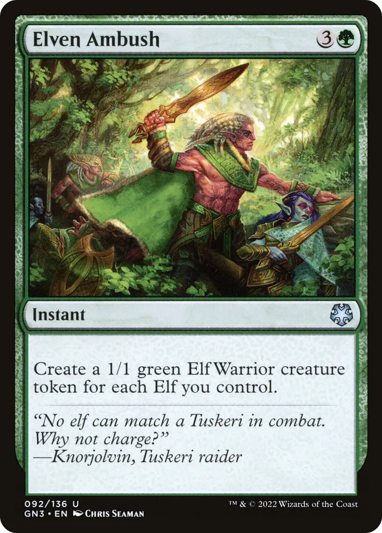 Elven Ambush — Game Night: Free-for-All — Magic: The Gathering