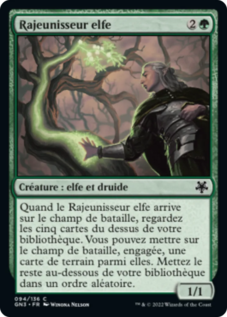 Rajeunisseur elfe — Game Night: Free-for-All — Magic: The Gathering