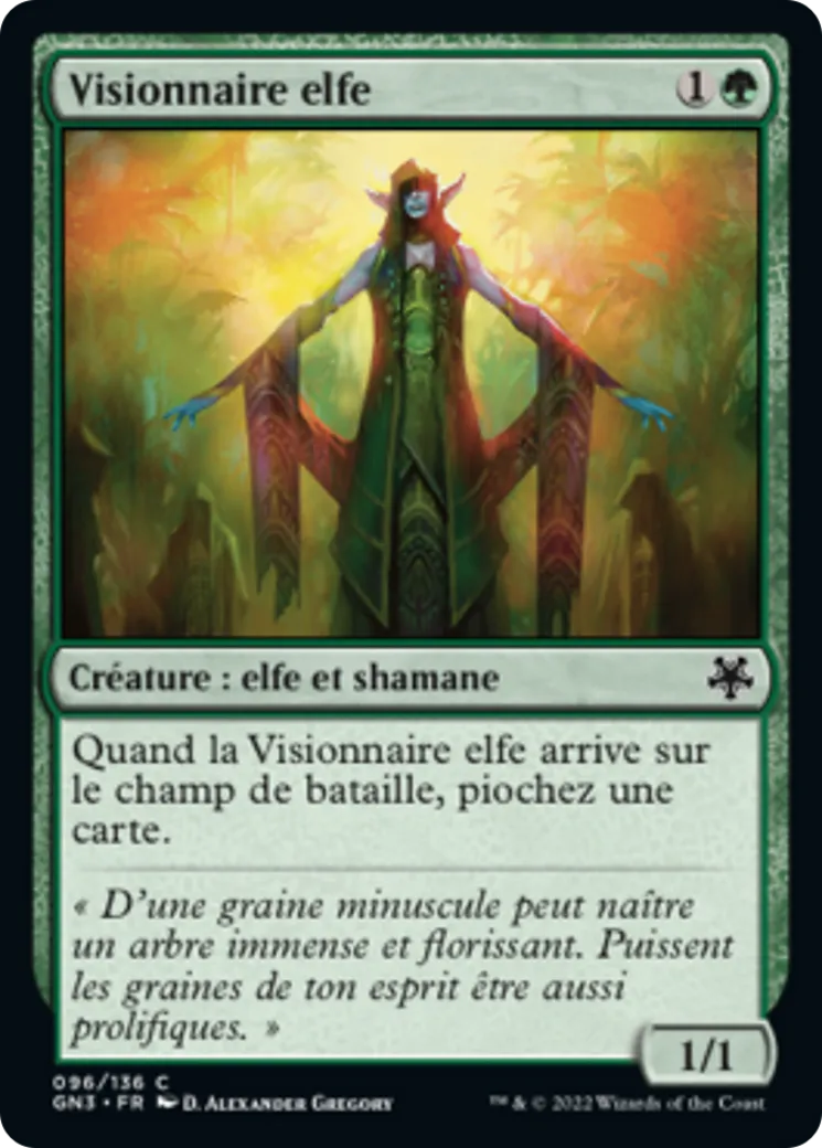 Visionnaire elfe — Game Night: Free-for-All — Magic: The Gathering