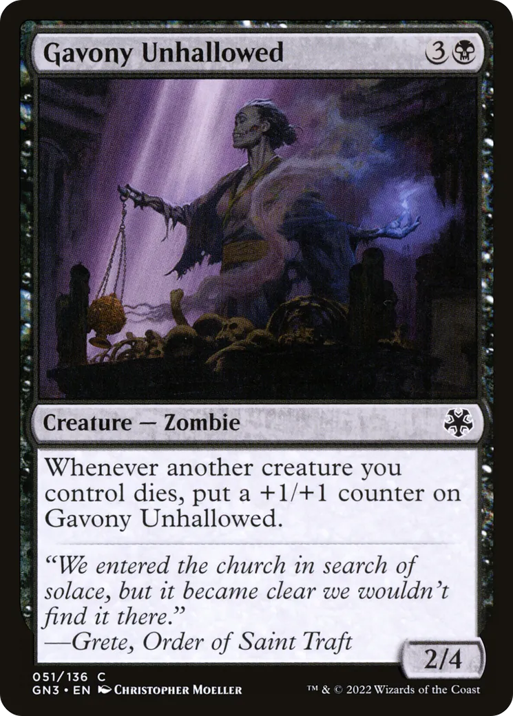 Gavony Unhallowed — Game Night: Free-for-All — Magic: The Gathering