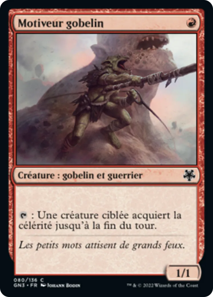 Motiveur gobelin — Game Night: Free-for-All — Magic: The Gathering