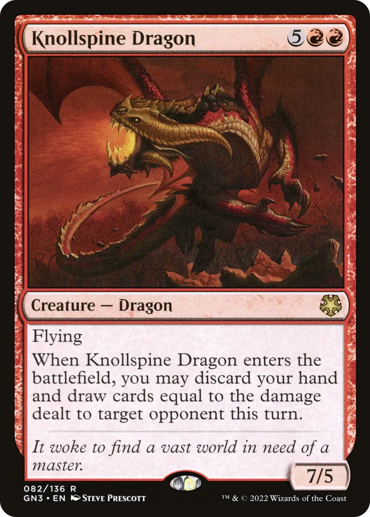 Knollspine Dragon — Game Night: Free-for-All — Magic: The Gathering