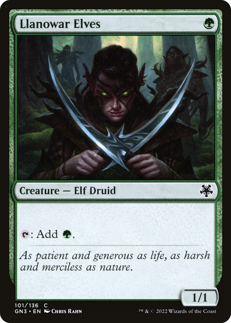 Llanowar Elves — Game Night: Free-for-All — Magic: The Gathering