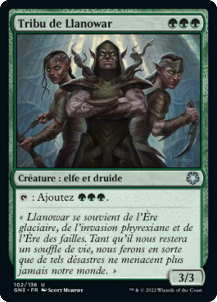 Tribu de Llanowar — Game Night: Free-for-All — Magic: The Gathering