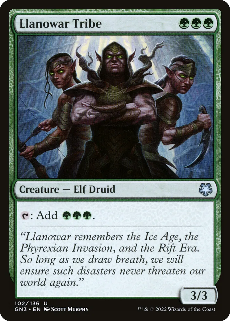Llanowar Tribe — Game Night: Free-for-All — Magic: The Gathering