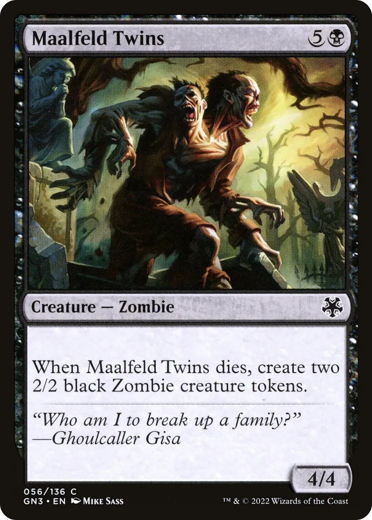 Maalfeld Twins from Game Night: Free-for-All - Magic: The Gathering