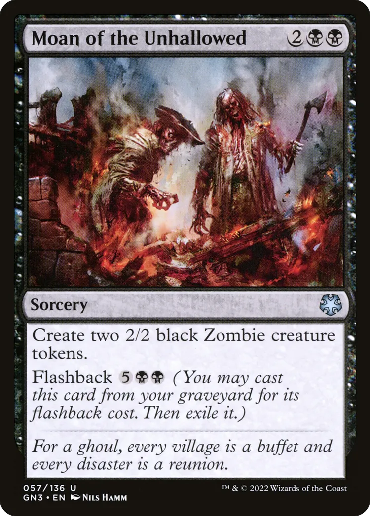 Moan of the Unhallowed — Game Night: Free-for-All — Magic: The Gathering
