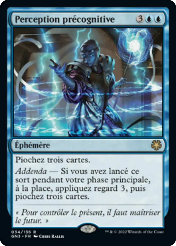 Perception précognitive — Game Night: Free-for-All — Magic: The Gathering