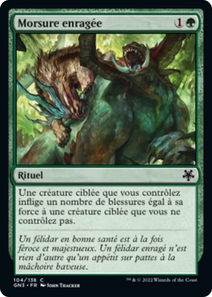 Morsure enragée — Game Night: Free-for-All — Magic: The Gathering