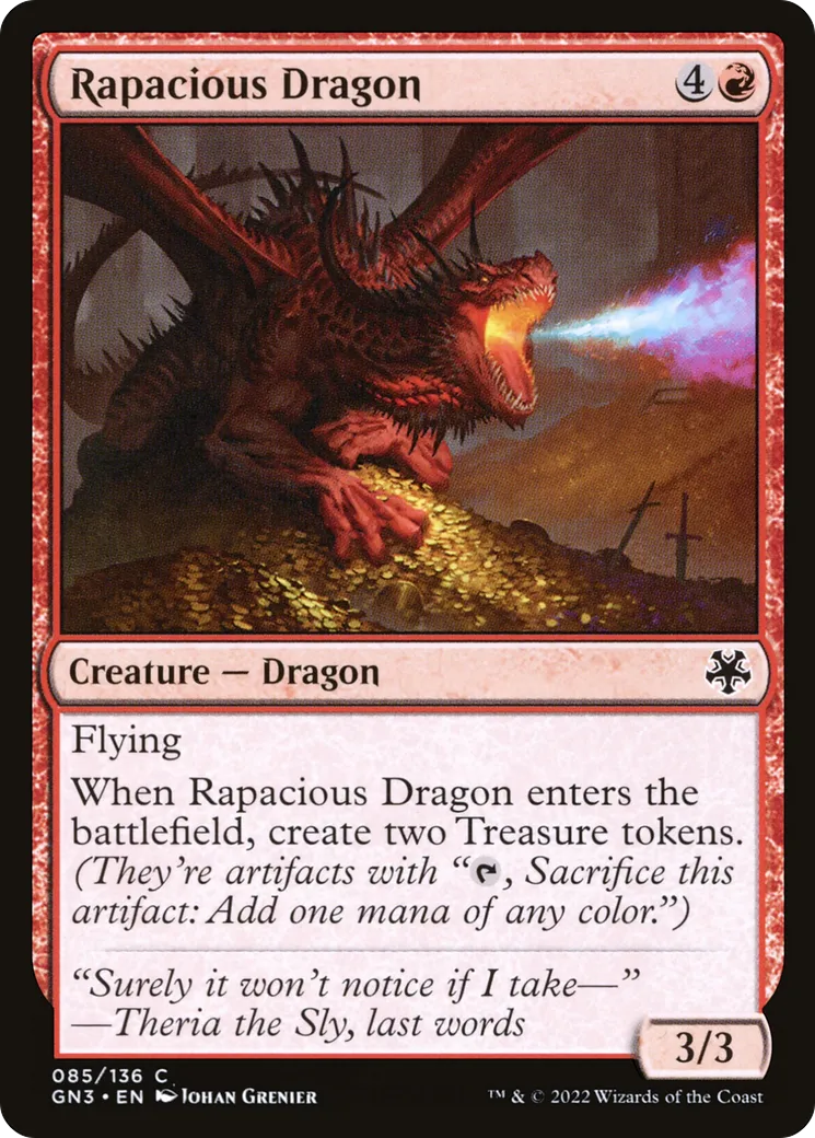 Rapacious Dragon — Game Night: Free-for-All — Magic: The Gathering