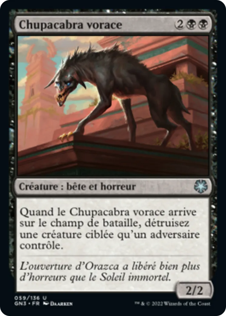 Chupacabra vorace — Game Night: Free-for-All — Magic: The Gathering