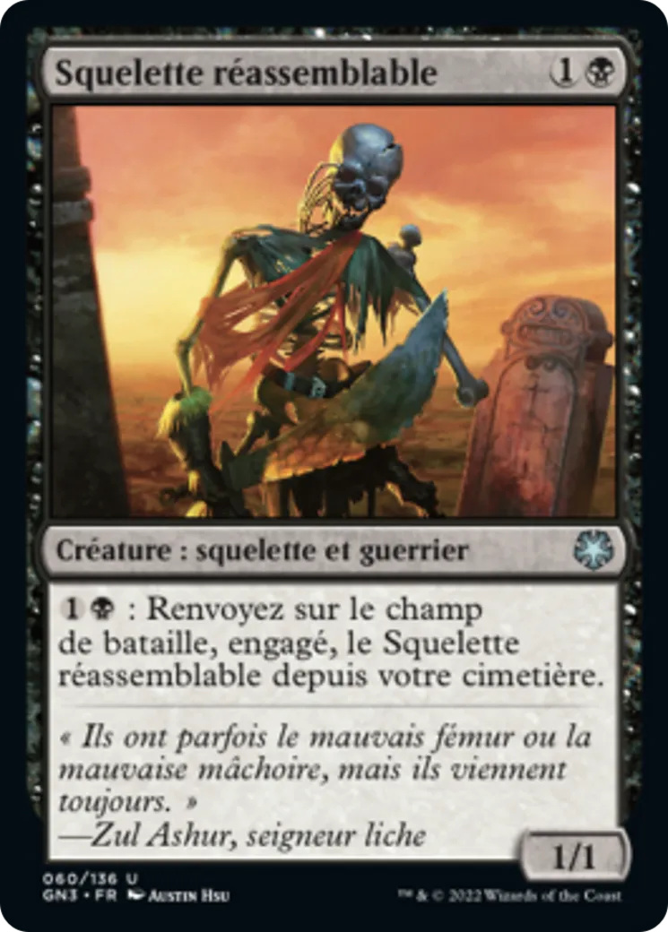 Squelette réassemblable — Game Night: Free-for-All — Magic: The Gathering