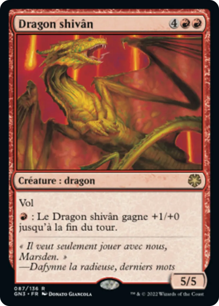 Dragon shivân — Game Night: Free-for-All — Magic: The Gathering