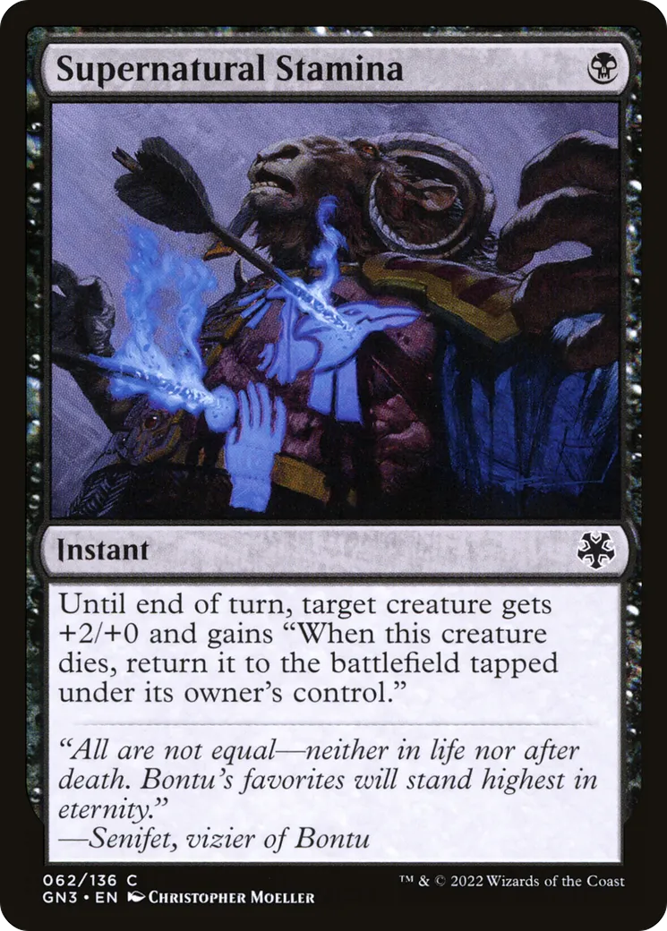 Supernatural Stamina — Game Night: Free-for-All — Magic: The Gathering